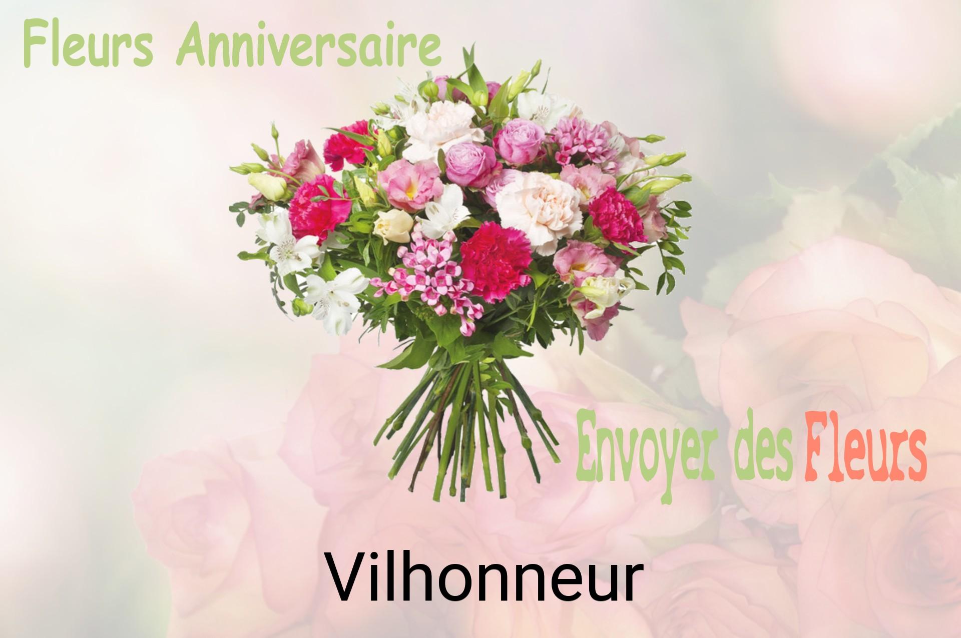 Bouquet de fleurs d’anniversaire livré à Vilhonneur